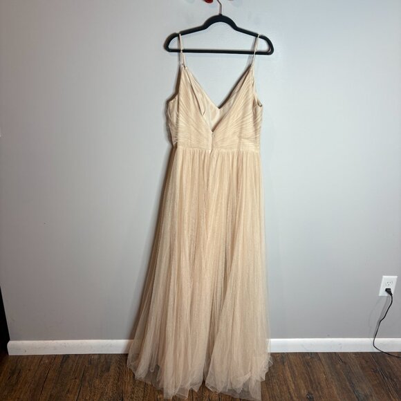 Revelry Penelope Tulle Dress in Champagne - Picture 5 of 6